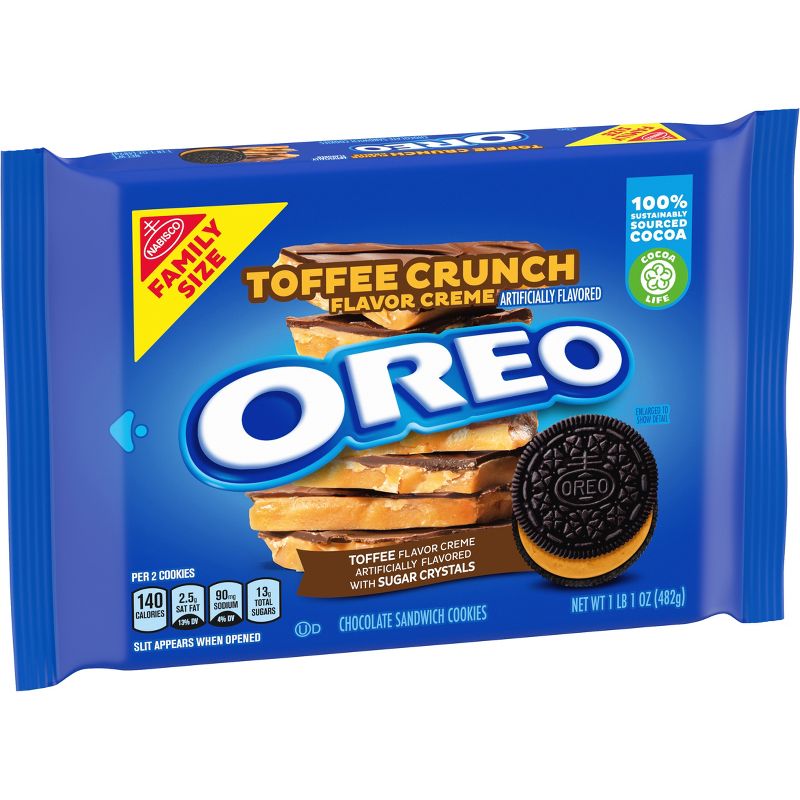 OREO Toffee Crunch Cookies - 17oz, 5 of 14