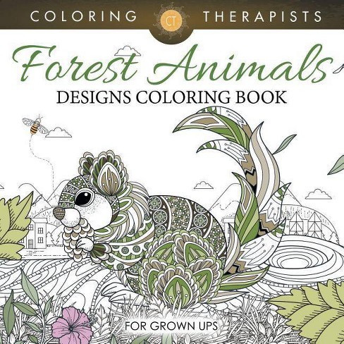 Adult Coloring Books for Women Large Print - Animals - Crab by Eileen Rich