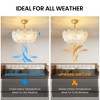 KAISITE 20inches Modern Ceiling Fan with Light Kit and Remote Control - 2 of 4