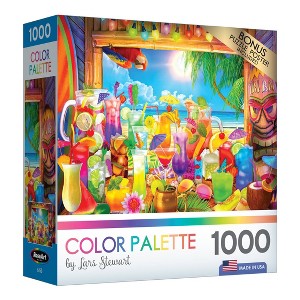 RoseArt Color Palette Tiki Bar Paradise Jigsaw Puzzle - 1000pc - 1 of 4