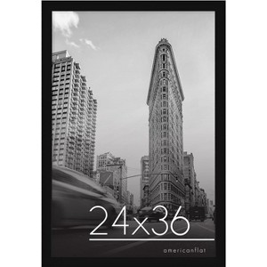 Americanflat 24x36 Poster Frame with Polished Plexiglass - Epic Collection - Gallery Wall Frames with Engineered Wood - Black - 1 of 4