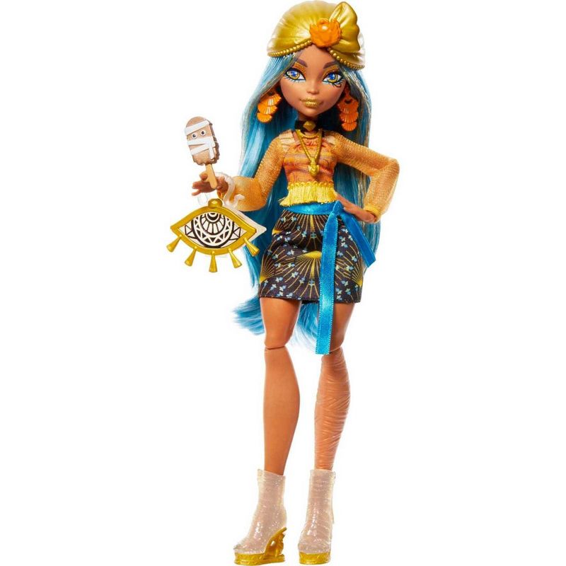 Monster High Skulltimates Secrets Fearidescent Cleo De Nile Fashion Doll, 4 of 7