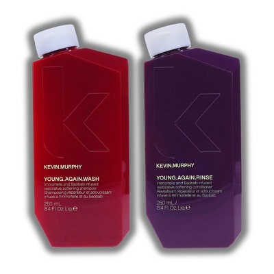 Kevin Murphy Young Again Wash Softening Shampoo (8.4 oz) & Young Again Rinse Conditioner (8.4 oz) - DUO SET KIT