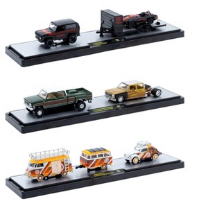 Auto Haulers Set of 3 Trucks Release 90 Limited Edition to 8000 pieces 1/64 Diecast Model Car by M2 Machines - 1 of 1