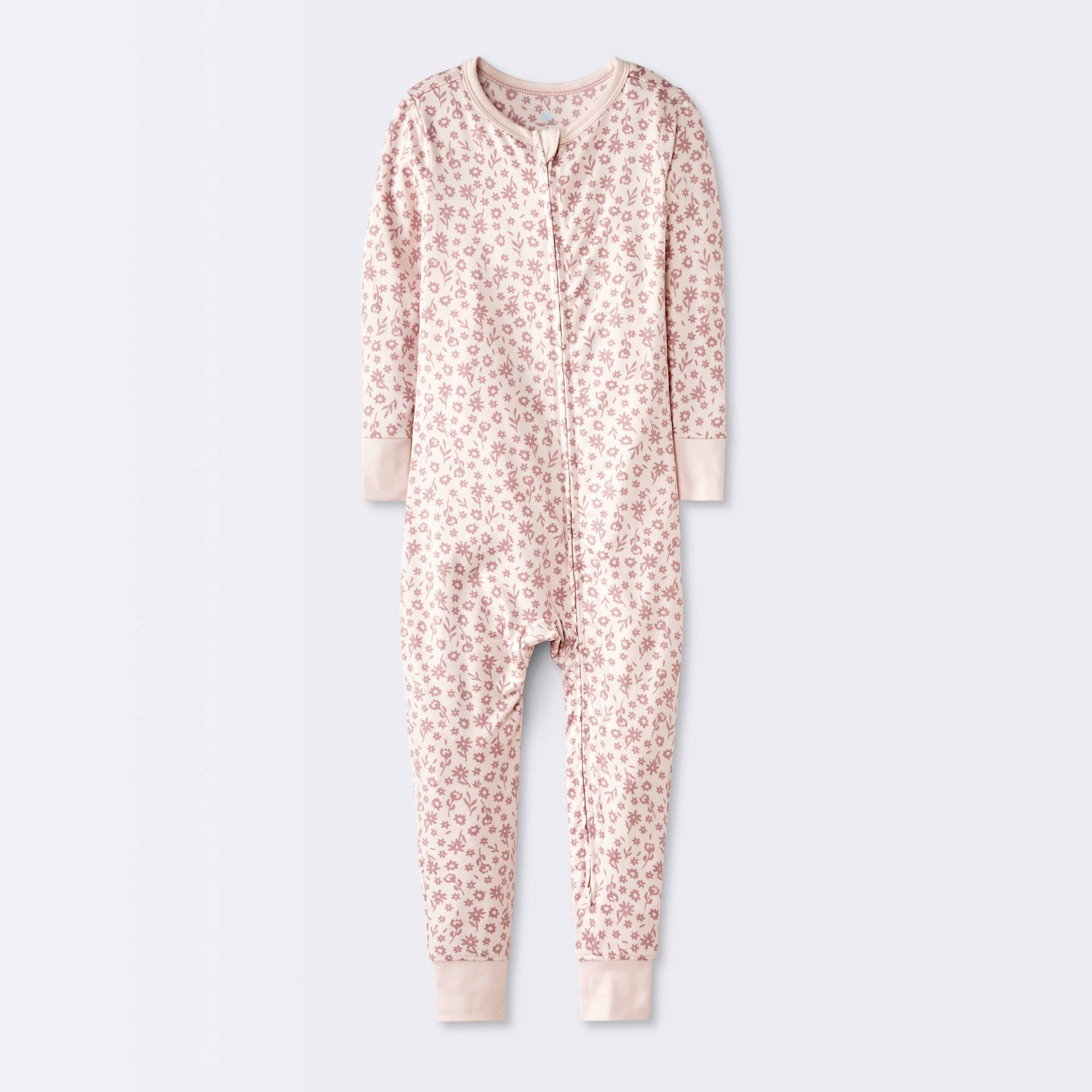 Toddler Girls' Smooth Jersey Snug Fit Union Suit - Cloud Island™ Pink 18M