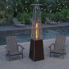 Merrick Lane Stainless Steel Pyramid Shape Portable Outdoor Patio Heater - 7.5 Feet Tall - 2 of 4