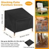 Unique Bargains M Outdoor Waterproof Durable Portable Patio Chair Cover 39 x 38 x 37 Inch 2 Pack - 3 of 4