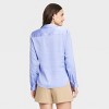 Women's Slim Fit Long Sleeve Satin Button-Down Shirt - A New Day™ - 2 of 3