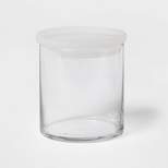 19.7 fl oz Glass Medium Stackable Jar with Plastic Lid - Made By Design™