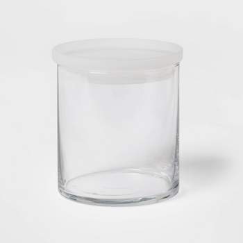 Glass Storage Canisters, With Lids, Chalk, Labels And Scoops, 32 Oz, Set Of  2 : Target