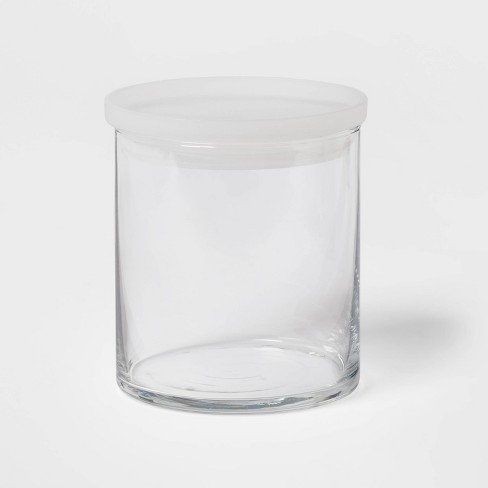 Glass Yogurt Container With Lids 7oz Clear Glass Jars With