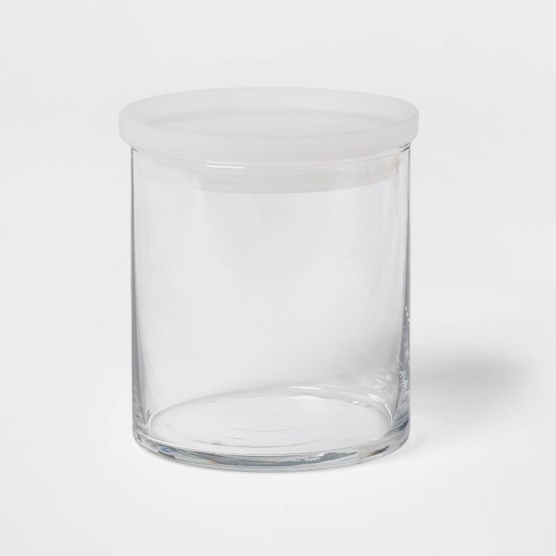 19.7 fl oz Glass Medium Stackable Jar with Plastic Lid - Made By Design&#8482;, 1 of 5