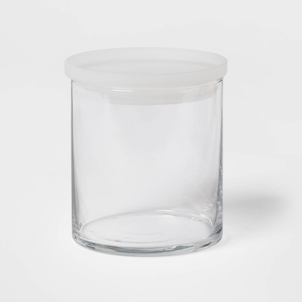 Photos - Food Container 19.7 fl oz Glass Medium Stackable Jar with Plastic Lid - Made By Design™