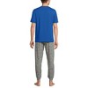 Lands' End Men's Knit Jersey Pajama Sleep Set - 2 of 3