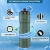 Clean Bottle Sport 23 Insulated Bike Water Bottle with Easy Clean Cap and Easy Squeeze Design, Green - 2 of 4