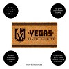 Evergreen Las Vegas Golden Knights Logo Natural Coir 28 x 16 Inches Indoor Outdoor Doormat - 3 of 4
