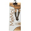Memoi Women's Second Skin Semi Opaque Knee Highs Black One Size - 4 of 4