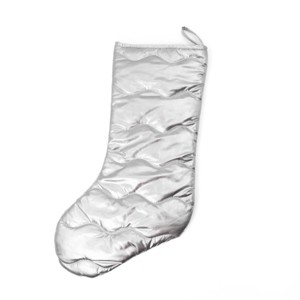 Metallic Puffer Stockings Silver - Bullseye's Playground™ - 1 of 3