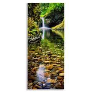 Stupell Industries Clear Stream Waterfall Photography, 20" x 48" - 1 of 4