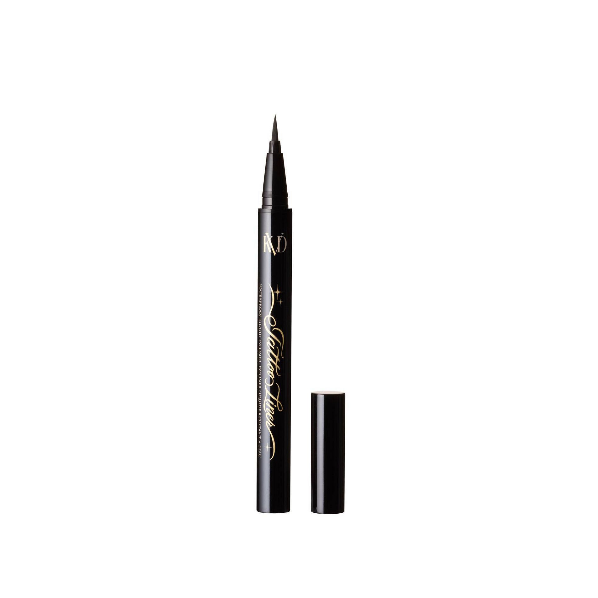 KVD Beauty Tattoo Liner Waterproof Liquid Eyeliner  - Trooper Black - 0.01 Fl.Oz - Ulta Beauty