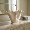 Uttermost Sculptural Textured Ceramic Sand Dune Outdoor Bowl - 2 of 4