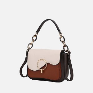 MKF Collection Fantasia Solid Vegan Leather  Women's Crossbody Bag by Mia K - 1 of 4