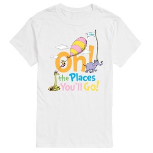 Men's - Dr. Seuss - Oh! The Places You'll Go Short Sleeve Graphic T-Shirt - 1 of 4