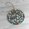 Woodland Animal Scandinavian Winter Pattern Ornament| OrnamentallyYou - 4 of 4