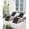 COZONY Outdoor Chaise Lounge Set of 2, Weather-Resistant Reclining Patio Chairs with Textilene Mesh for Poolside Garden and Backyard Use - 3 of 4