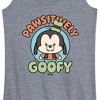 Women's - Disney - Pawsitively Goofy Graphic Racerback Tank - 2 of 4