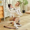JANSNO White Gold High-End Baby High Chair with Removable Tray & Adjustable Seat Height - 4 of 4