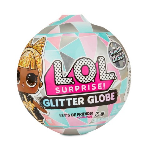 L O L Surprise Glitter Globe Doll Winter Disco Series With Glitter Hair Target