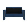 GDFStudio Rusk Modern Upholstered Storage 52" Ottoman, Teddy Bench with Armrest and Pull-Ring - 3 of 4