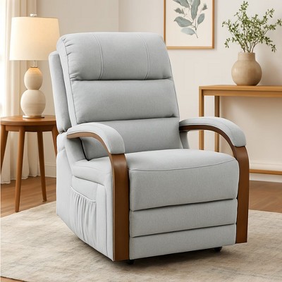GlasFlength Accent Chairs Modern with Comfortable Seating for Living Room or Lounge Area Gray,36.6”*30”*42.5"