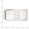 Black Bow Jewelry Sterling Silver Michigan State Spartans NCAA Money Clip - 2 of 3