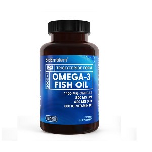 BioEmblem Omega-3 Fish Oil 2000mg 120 ct - 1 of 4