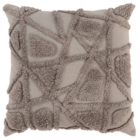 20x20 Oversize Solid Square Throw Pillow Ivory - Rizzy Home : Target