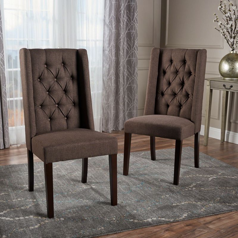 Set of 2 Blythe Tufted Dining Chairs - Christopher Knight Home, 3 of 6