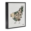 Stupell Industries Floral Chicken Farm Arrangement Black Framed Giclee Art - 3 of 4