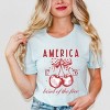 Simply Sage Market Land Of The Free Cherries Short Sleeve Tee - 2 of 4