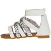 bebe Toddler Girls' Sandals - Open Toe Flat Sandals Comfy Summer Flats for Toddler and Little Kids - 3 of 4