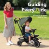 Kinder King 8 in 1 Kids Baby Stroller Tricycle Folding Toddler Trike w/Adjustable Push Handle - 3 of 4