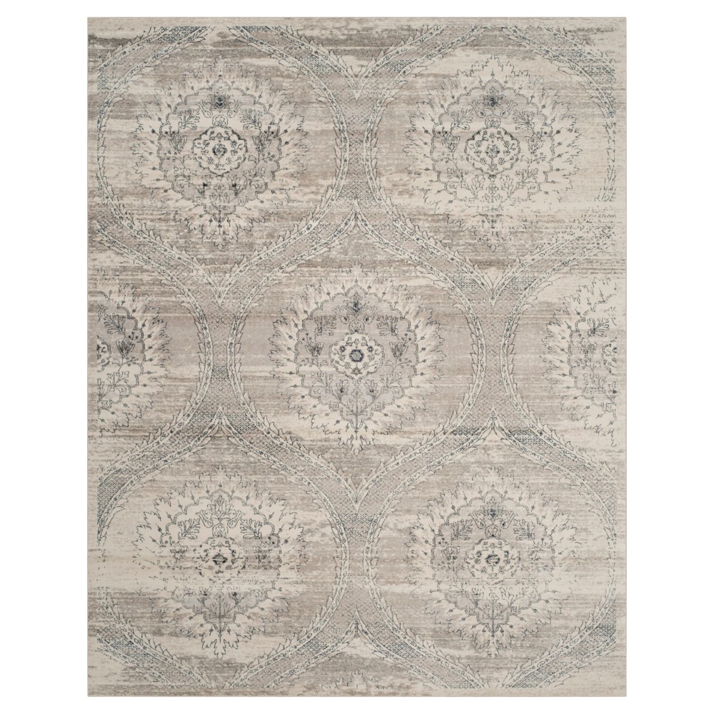 Light Cream Damask Loomed Area Rug 9'x12' - Safavieh