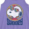 - Peanuts - Groovy Snoopy Graphic Sleeveless Aline Dress - 2 of 3