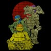 Men's Teenage Mutant Ninja Turtles Retro Brothers Wall T-Shirt - 2 of 4