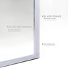 Whisen 30x40 Inch Arched Bathrrom Wall Mirror, Premium HD Glass, Brushed Aluminum Frame - 4 of 4