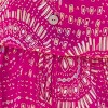 Women's Fuchsia Boho Printed Elastic Waist Beach Romper - Cupshe - 2 of 4