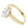 Pompeii3 1/3Ct Solitaire Pear Shape Diamond Engagement Ring in 14k White or Yellow Gold - 3 of 4