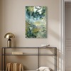 Art Remedy Green Moss Monet Garden Green Abstract Wall Art Unframed - 2 of 4