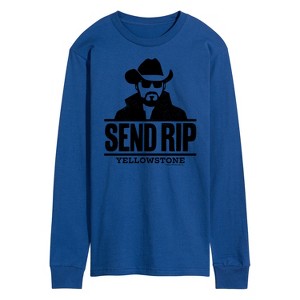 Men's - Yellowstone - Send Rip Long Sleeve Graphic T-Shirt - 1 of 4